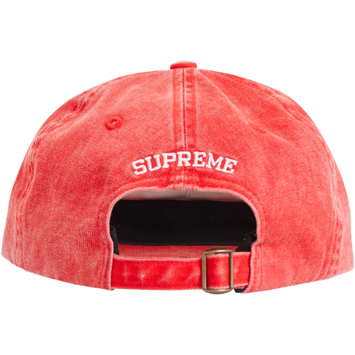 Supreme Pigment Print S Logo Red 6-Panel Hat