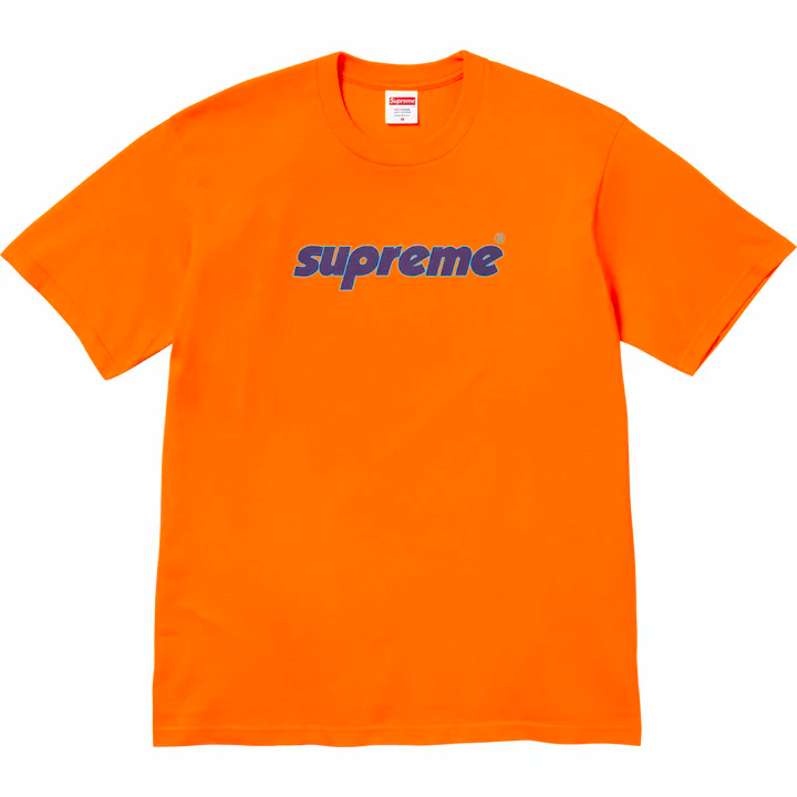 Supreme Pinline Orange Tee