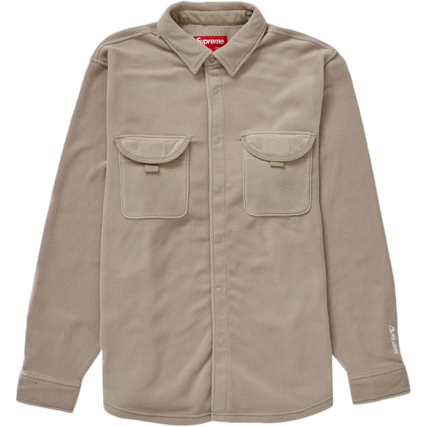 Supreme Polartec Tan Button Up Shirt