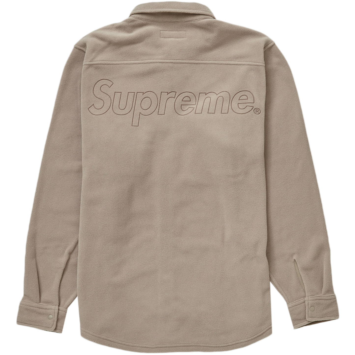 Supreme Polartec Tan Button Up Shirt