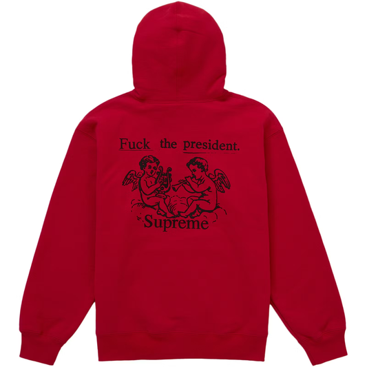 Supreme President Red Hoodie