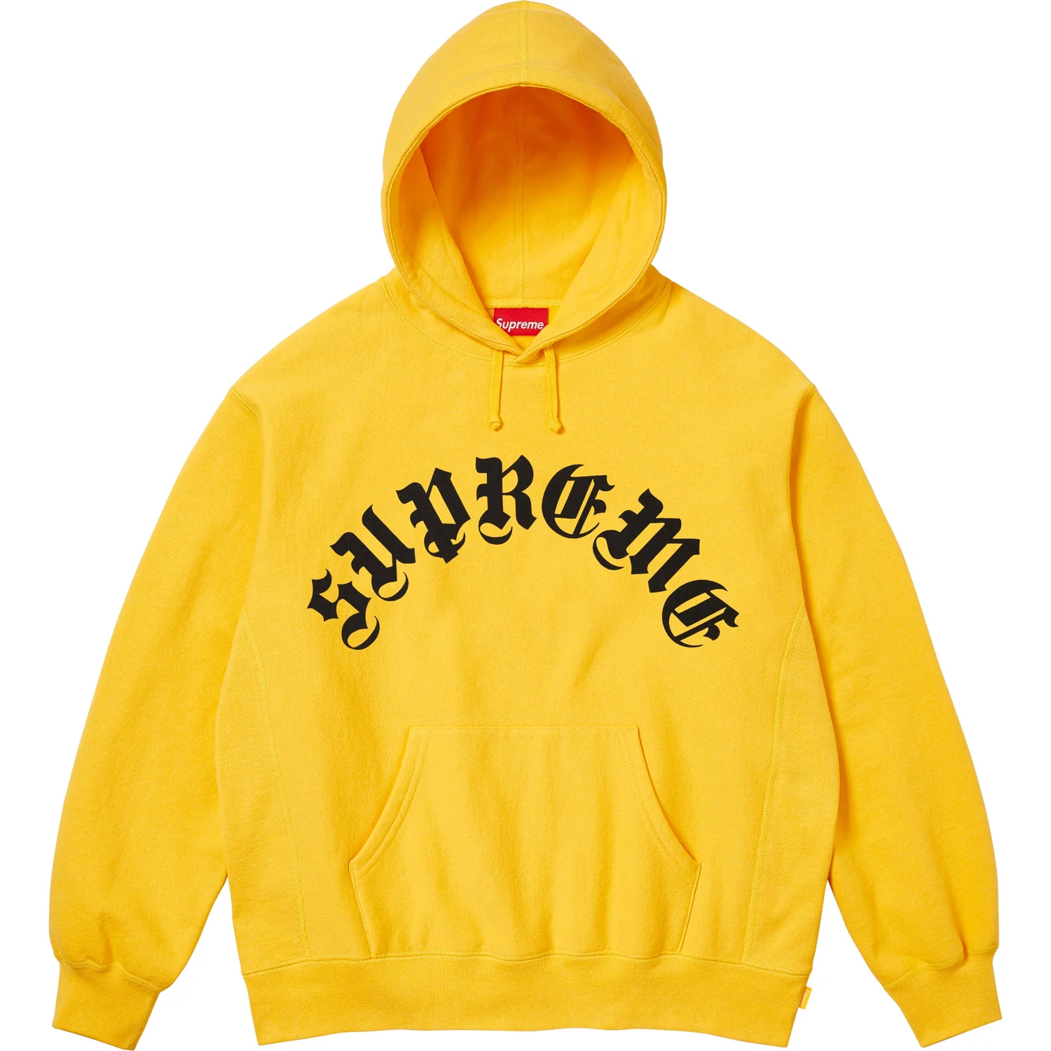 Supreme Yellow store Hoodie