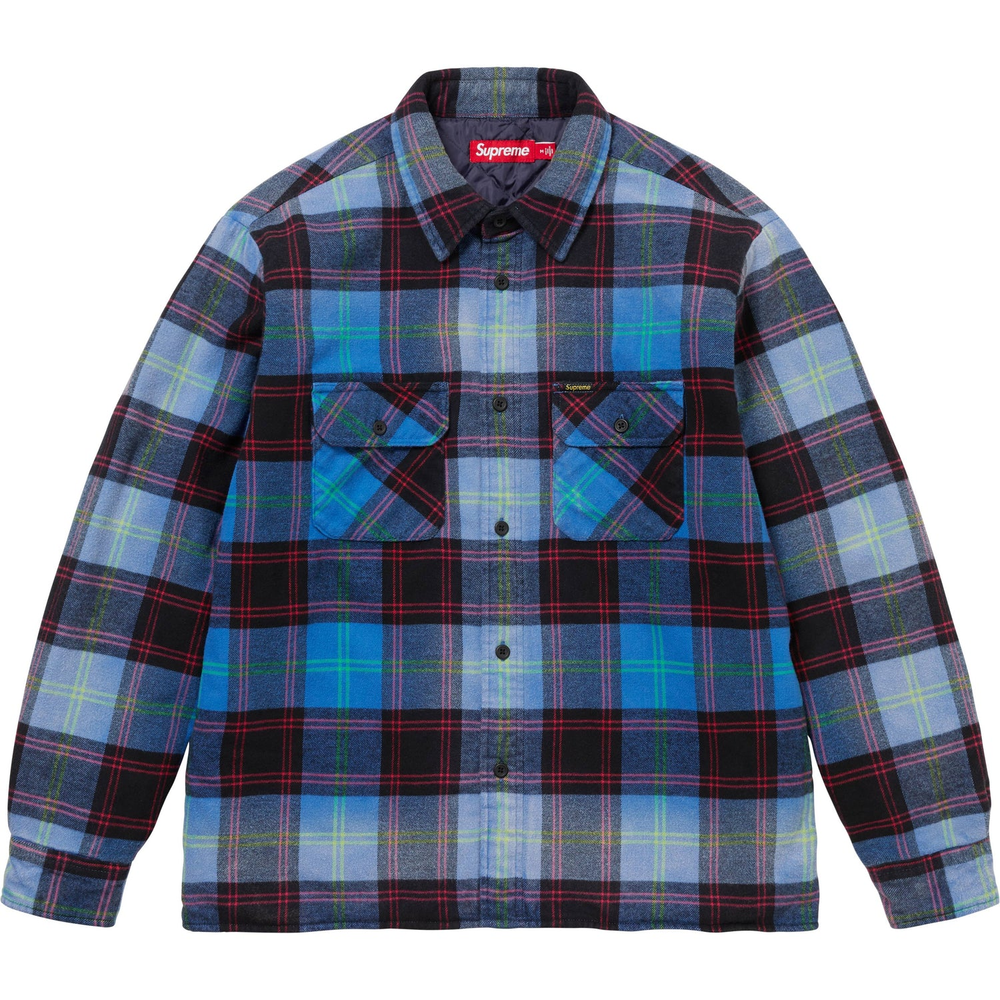 Supreme Tartan Blue Flannel Shirt