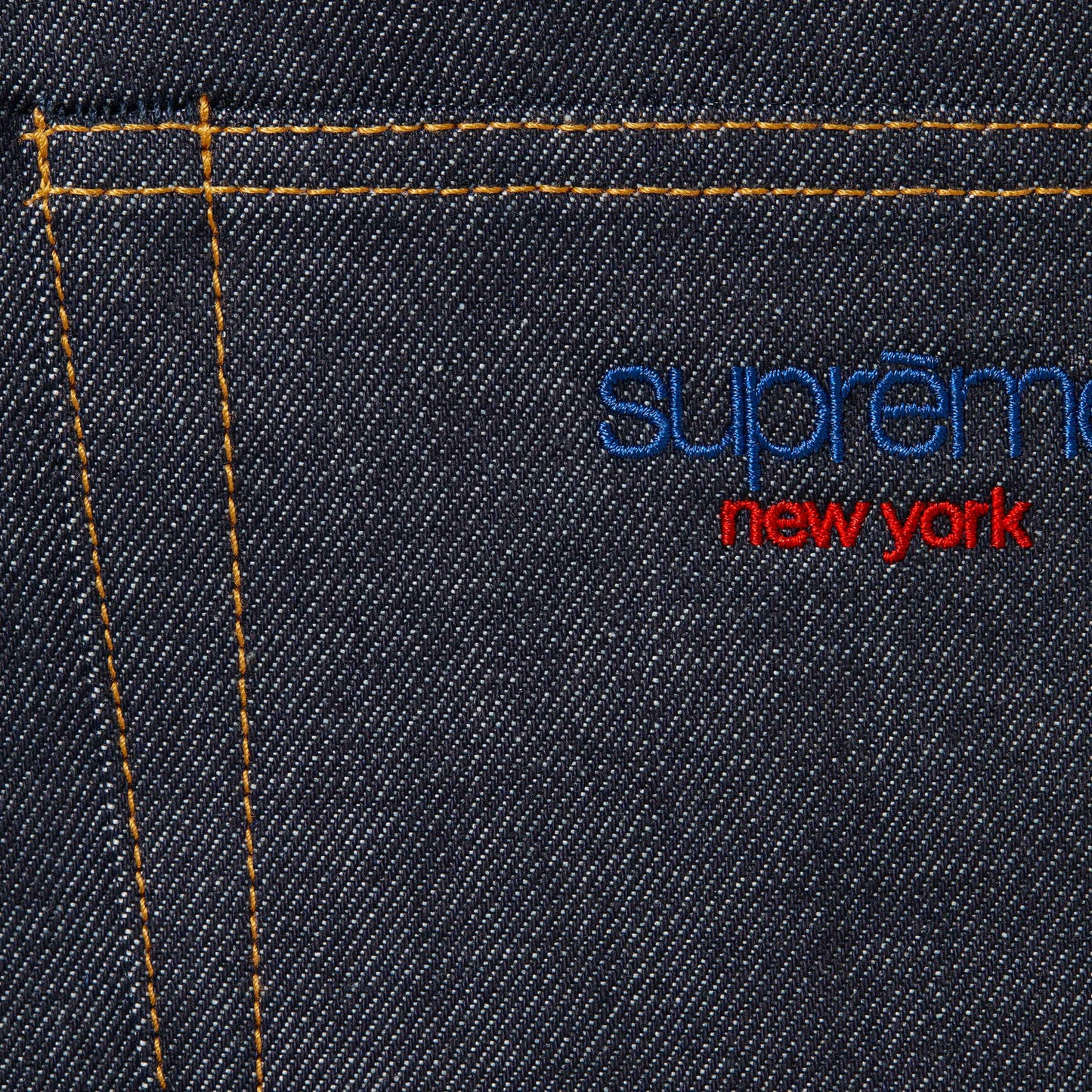 Supreme Rigid Baggy Indigo Jeans