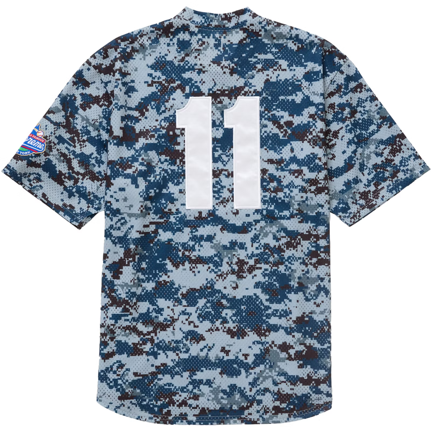 Supreme S Logo Digi Camo Baseball Henley