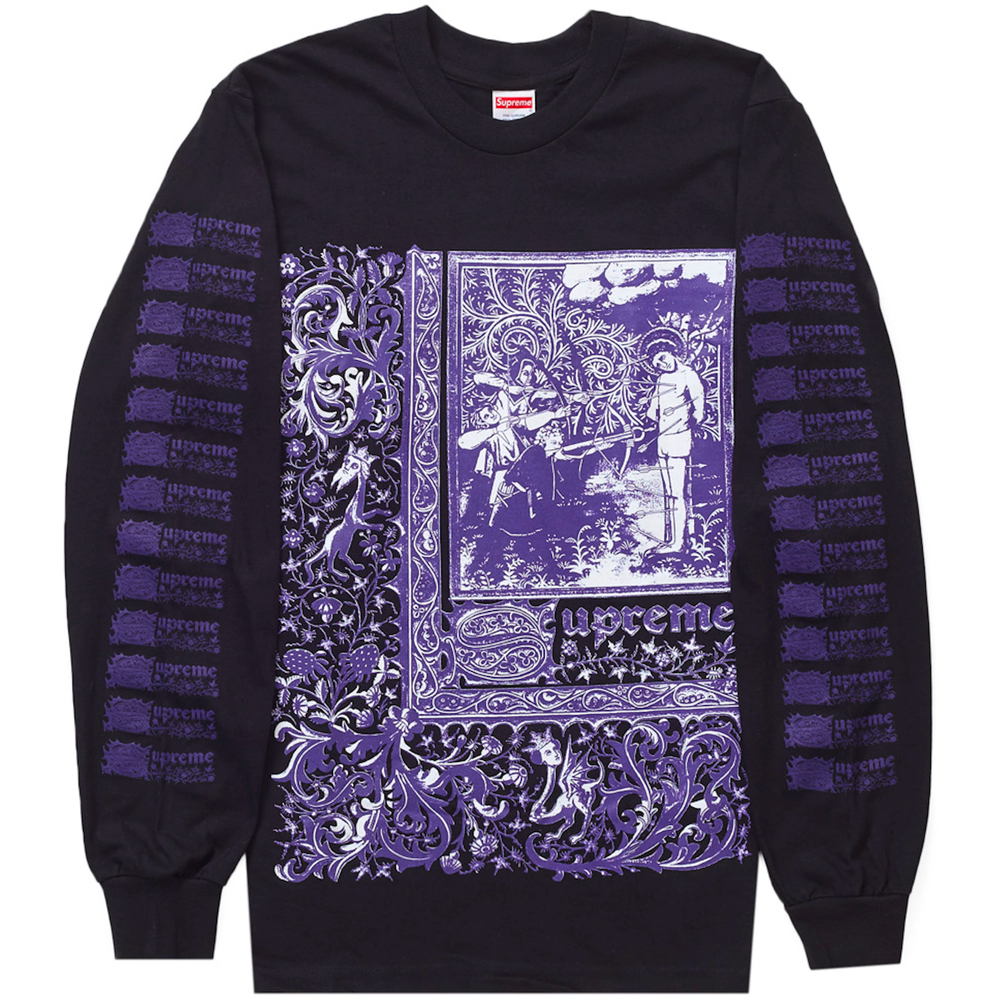 Supreme Saint Sebastian Black Longsleeve Tee