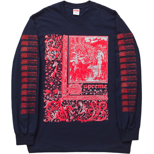 Supreme Saint Sebastian Navy Longsleeve Tee