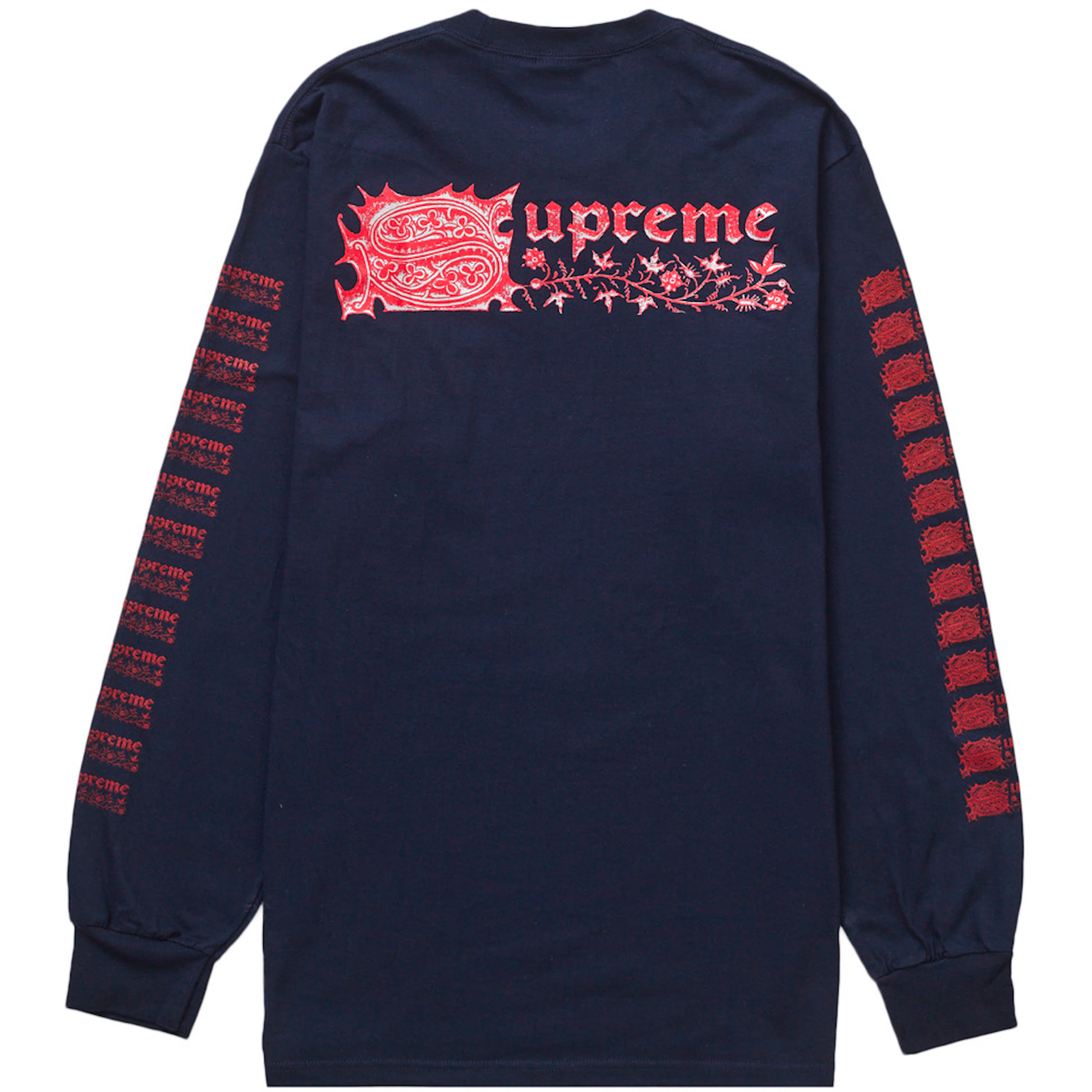 Supreme Saint Sebastian Navy Longsleeve Tee