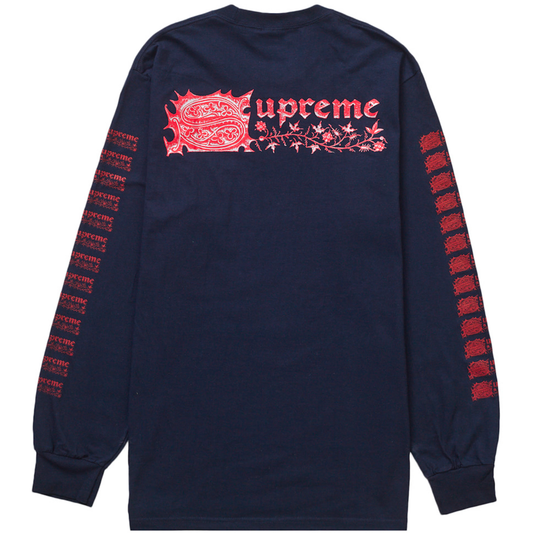 Supreme Saint Sebastian Navy Longsleeve Tee