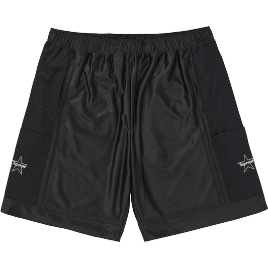 Supreme Side Pocket Black Basketball Shorts