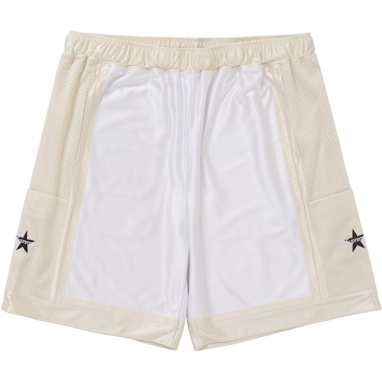 Buy Supreme Side Pocket White Basketball Shorts - WyCo Vintage