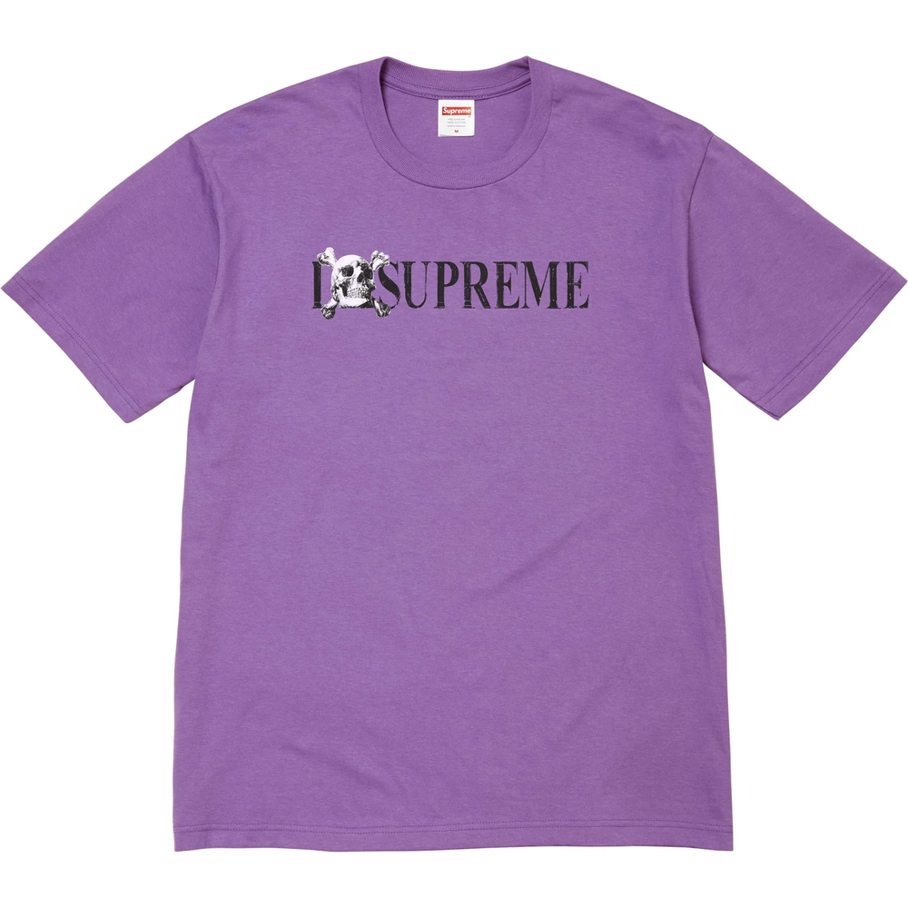 Supreme Skull Light Purple Tee