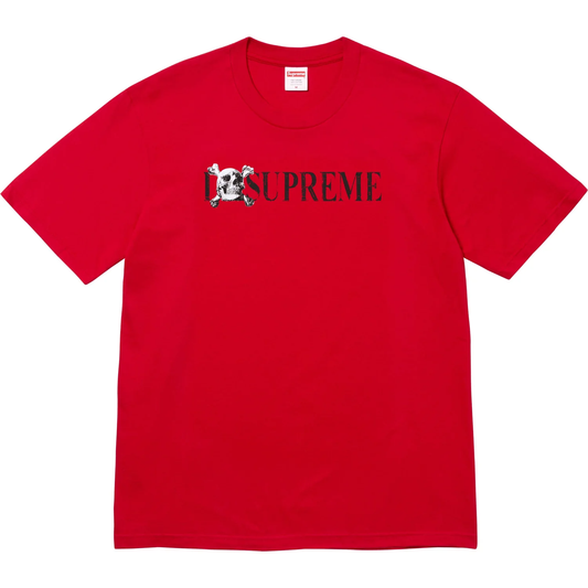 Supreme Skull Red Tee