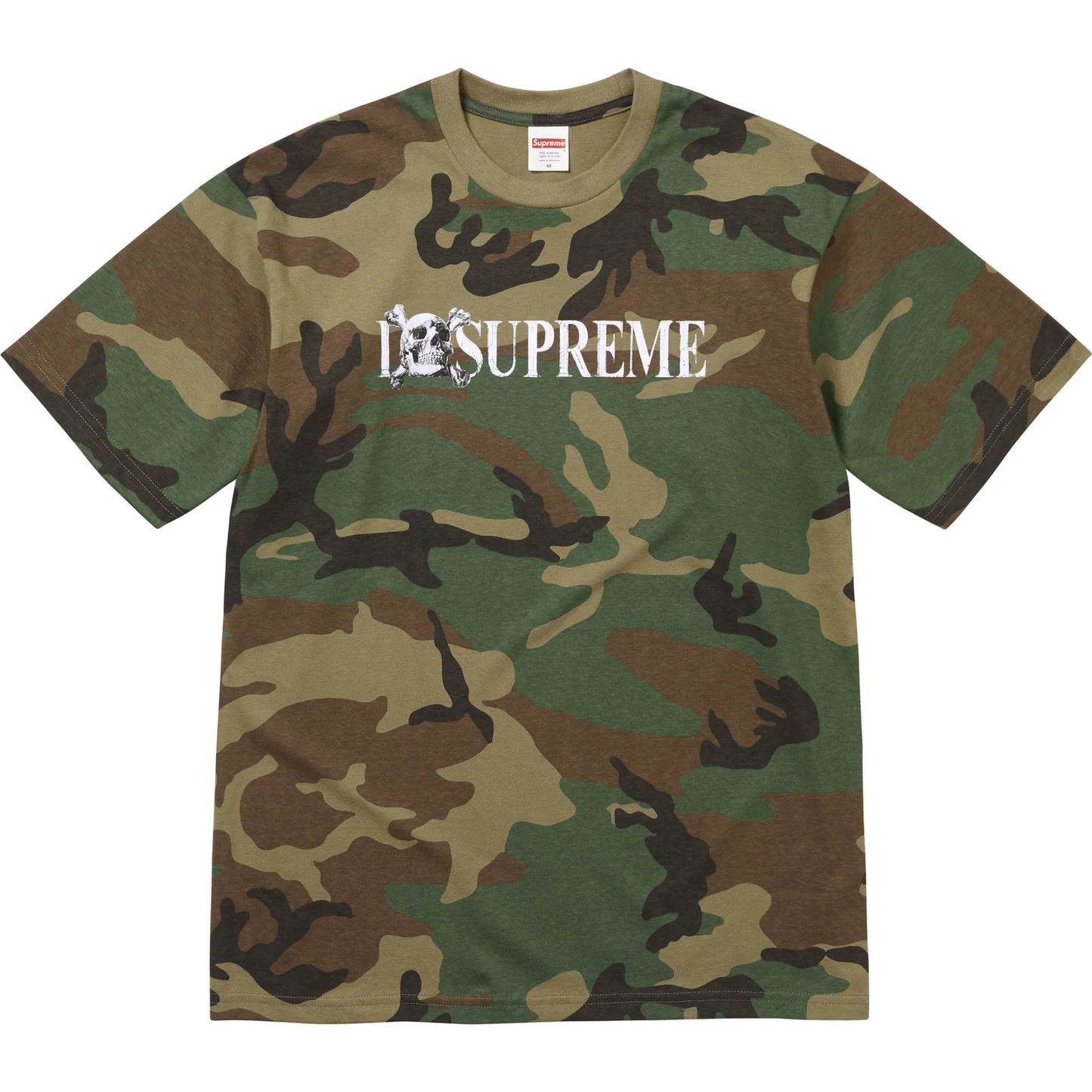 Supreme Skull Woodland Camo Tee