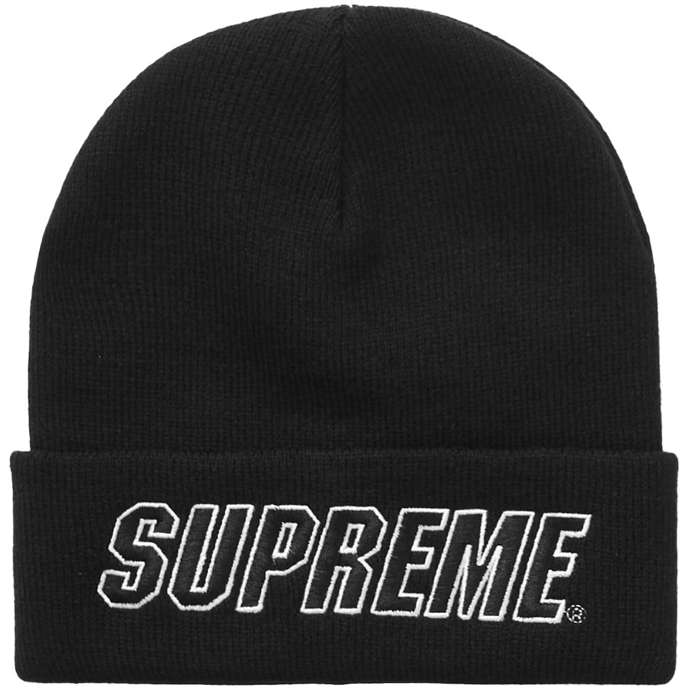 Supreme Slant Black Beanie – WyCo Vintage Broadway