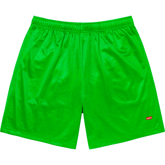 Supreme Small Box Baggy Green Nylon Shorts