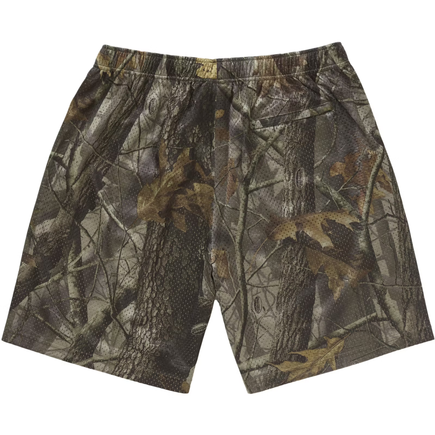Supreme Small Box Baggy RealTree Hardwoods Camo Mesh Shorts