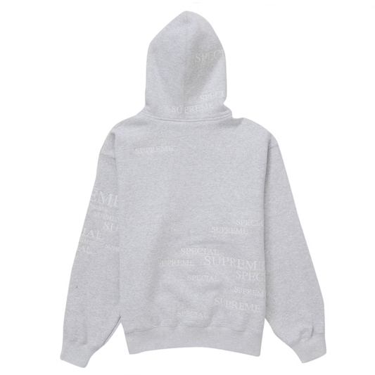 Supreme Special Ash Grey Zip Up Hoodie