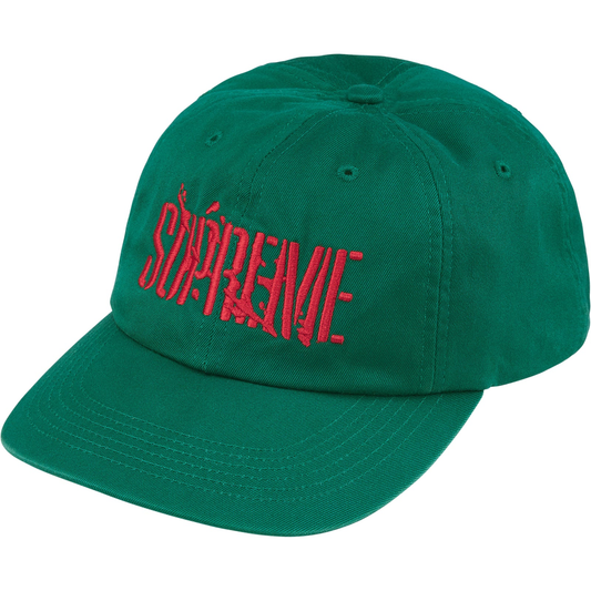 Supreme Splatter Dark Green 6-Panel Hat