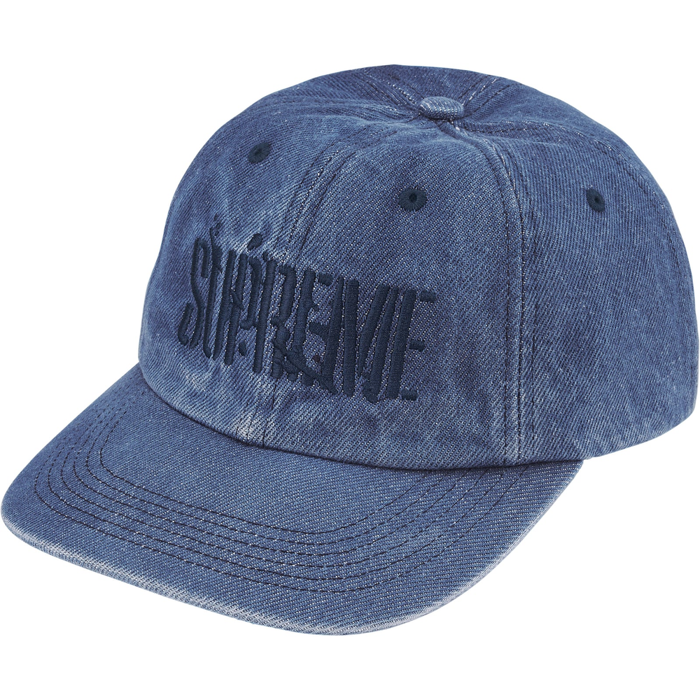 Supreme Splatter Washed Denim 6-Panel Hat