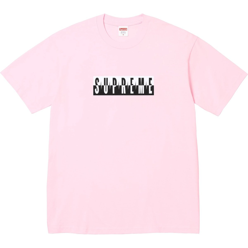 Supreme Split Light Pink Tee