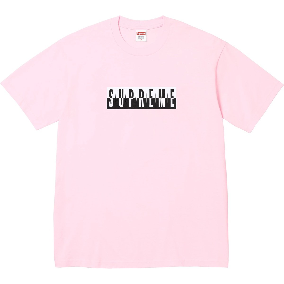 Supreme Split Light Pink Tee