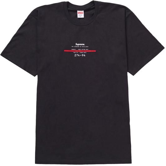 Supreme Standard Black Tee