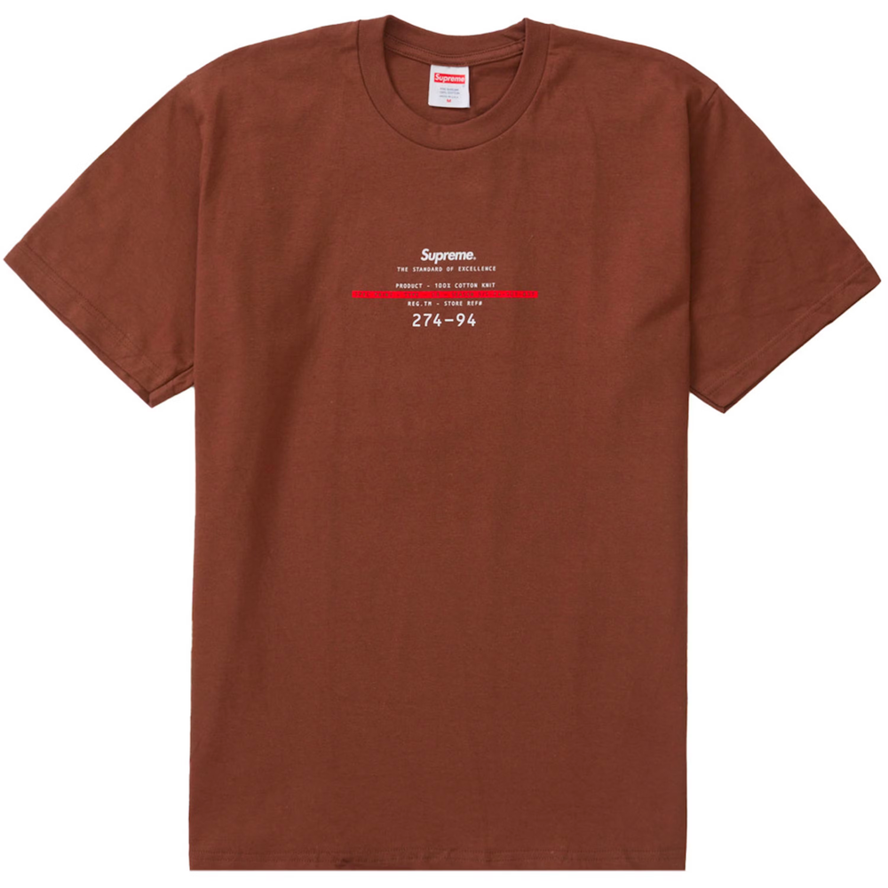 Supreme Standard Brown Tee