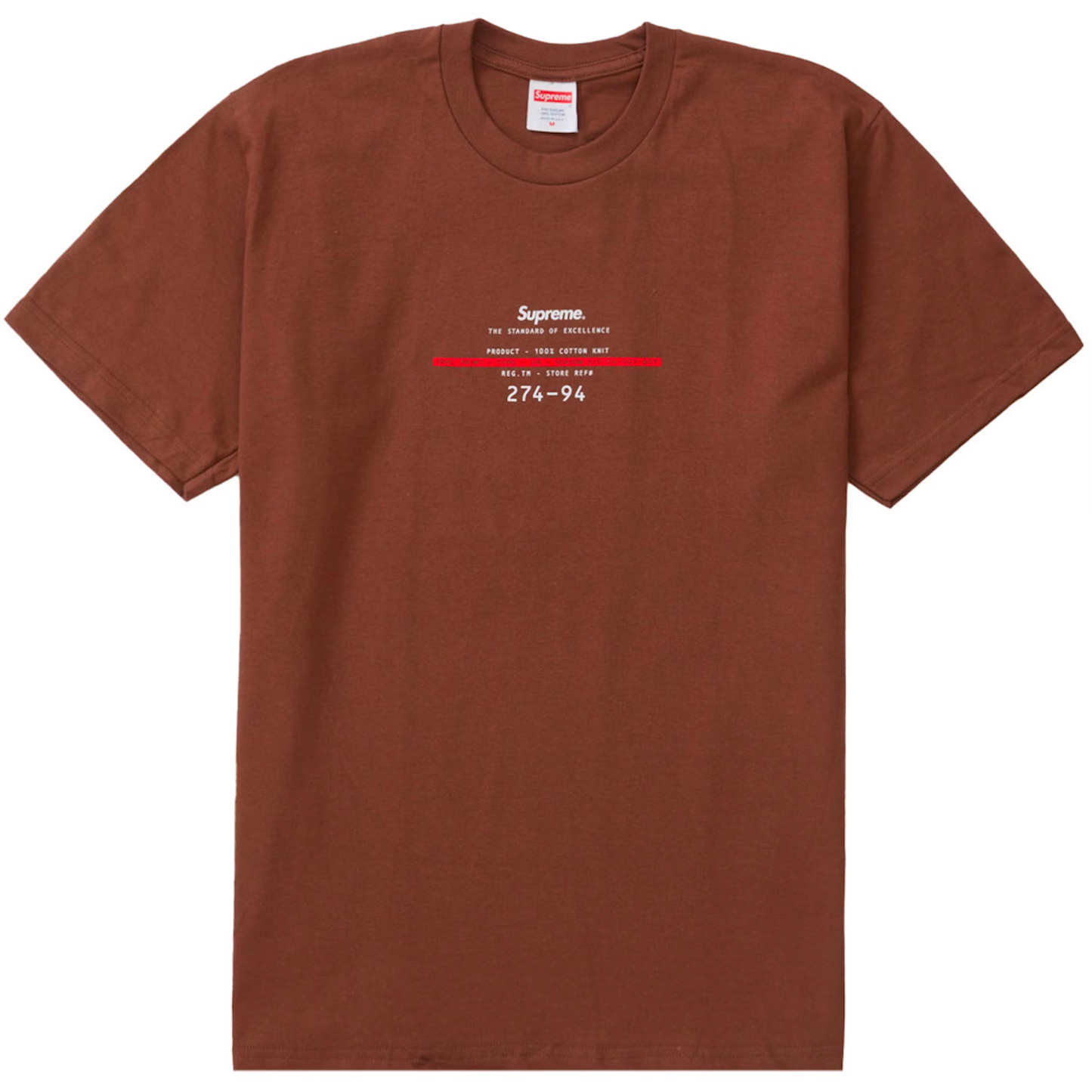 Supreme Standard Brown Tee