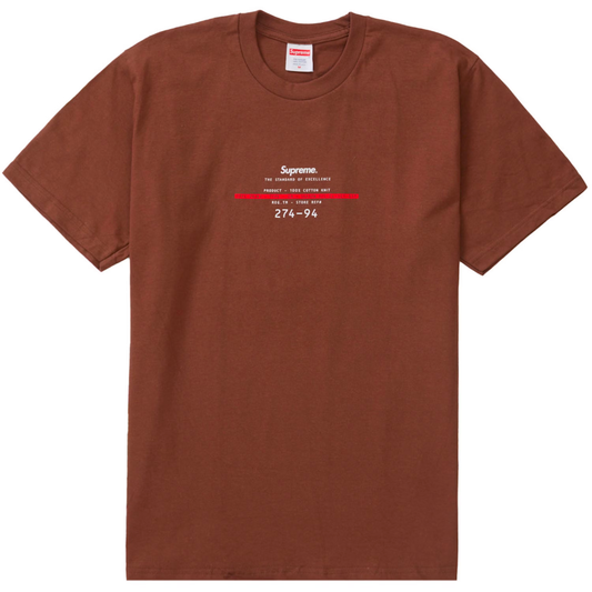 Supreme Standard Brown Tee