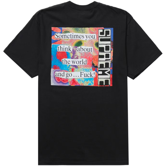Supreme Static Black Tee
