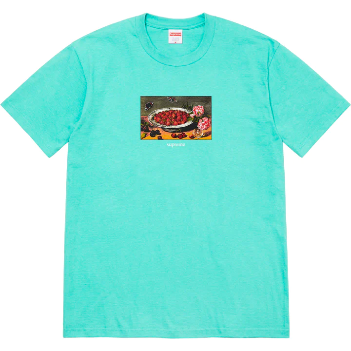Supreme Strawberries Teal Tee