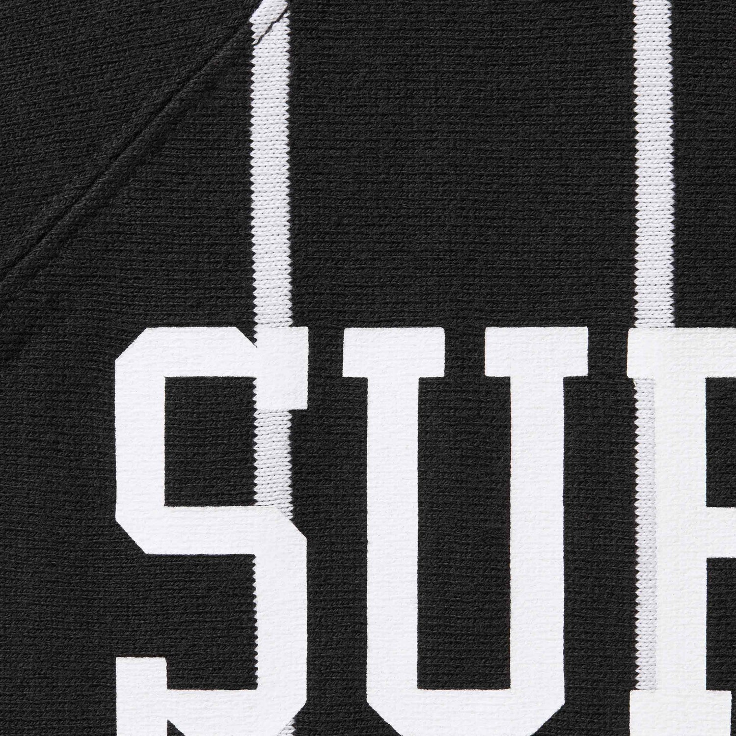 Supreme Striped Raglan Black L/S Shirt