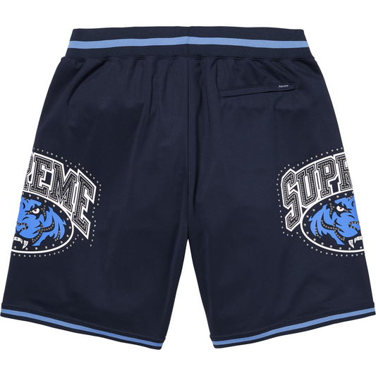 Supreme Studded Navy Basketball Shorts