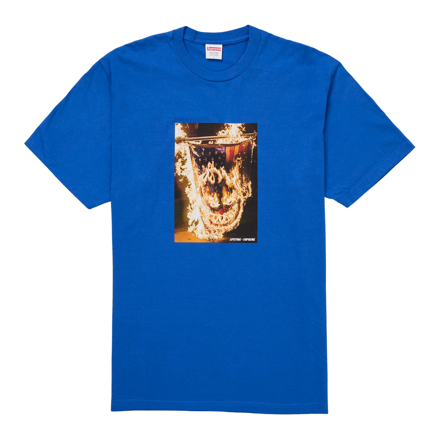 Supreme Supreme/Spitfire Flag Royal Tee