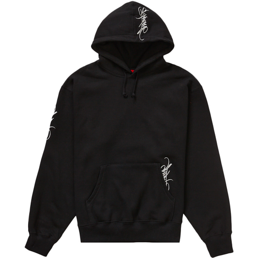 Supreme Tag Black Hoodie