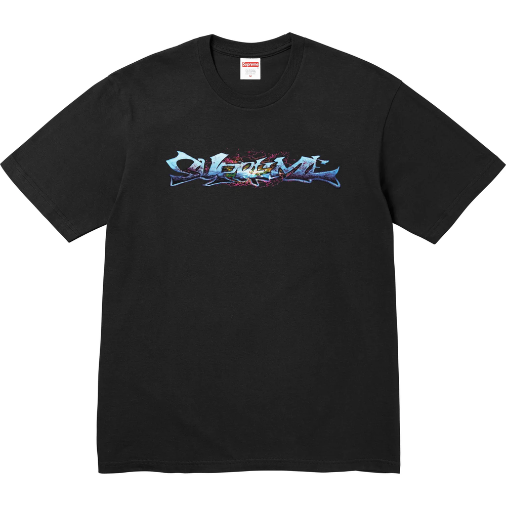 Supreme Tag Black Tee