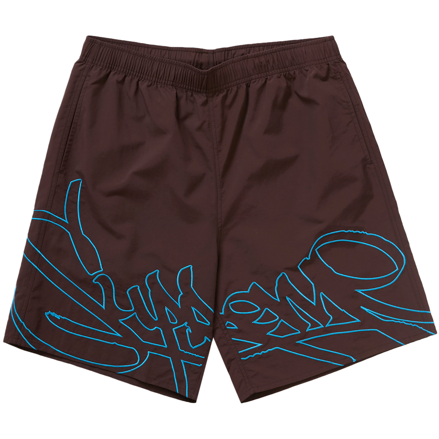 Supreme Tag Brown Water Shorts