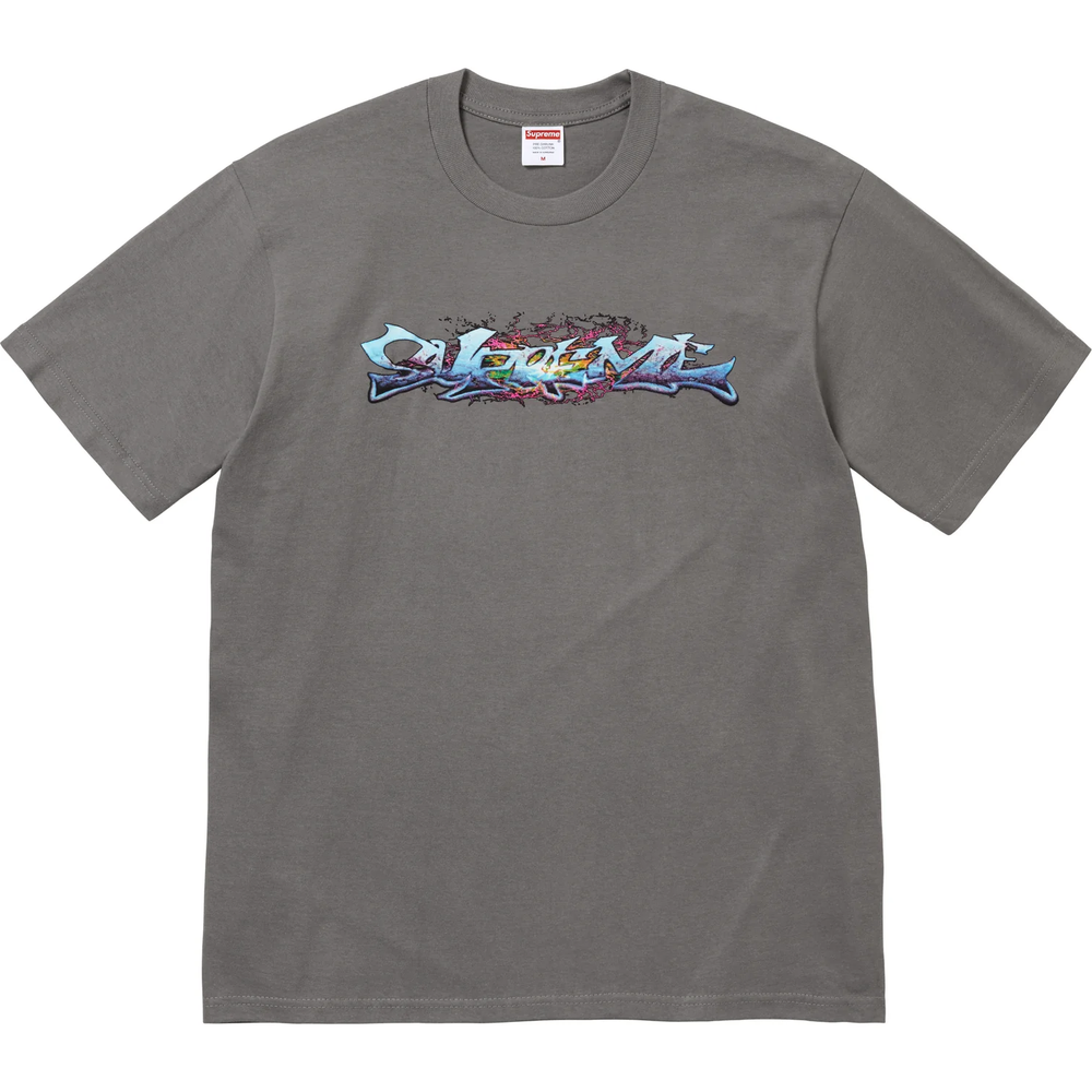 Supreme Tag Charcoal Tee
