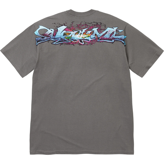 Supreme Tag Charcoal Tee