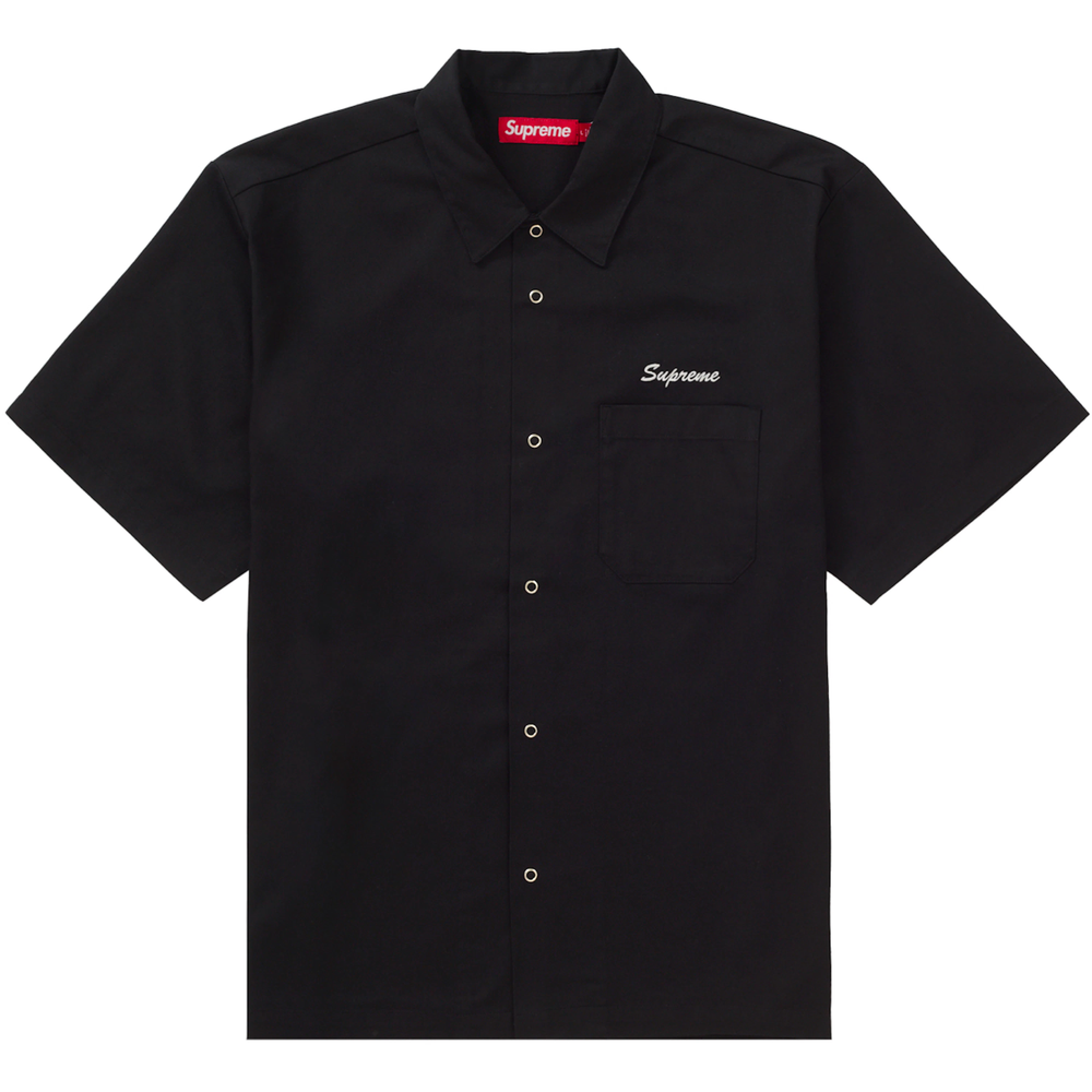 Supreme Teardrop Black S/S Work Shirt