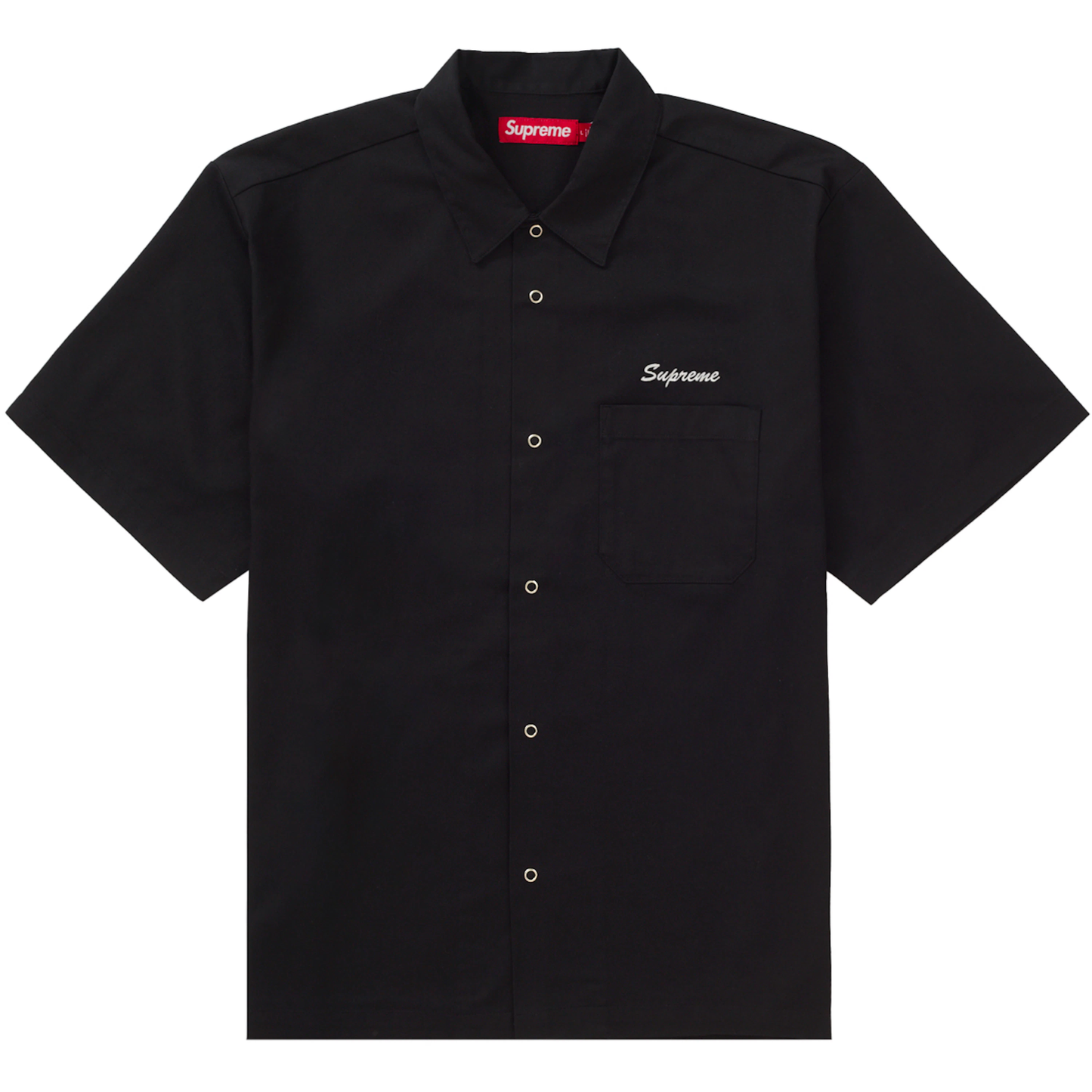 Supreme Teardrop Black S/S Work Shirt