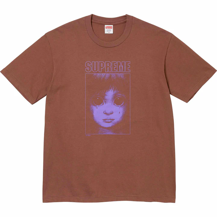 Supreme Teardrop Brown Tee