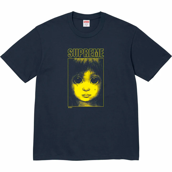 Supreme Teardrop Navy Tee