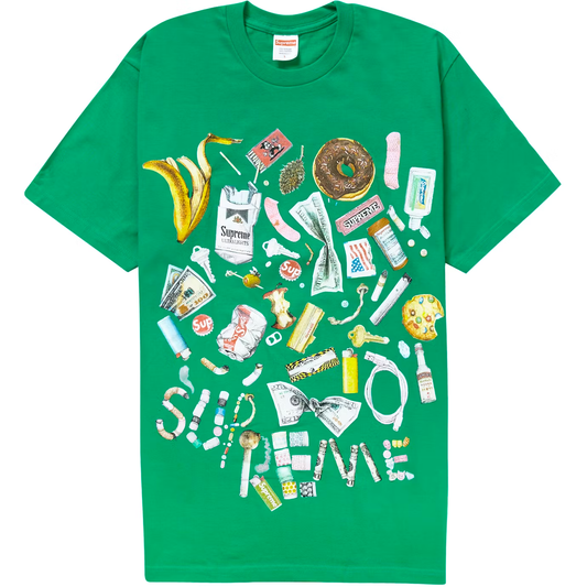 Supreme Trash Green Tee
