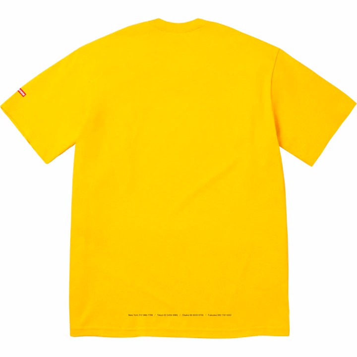 Supreme Tunnel Yellow Tee