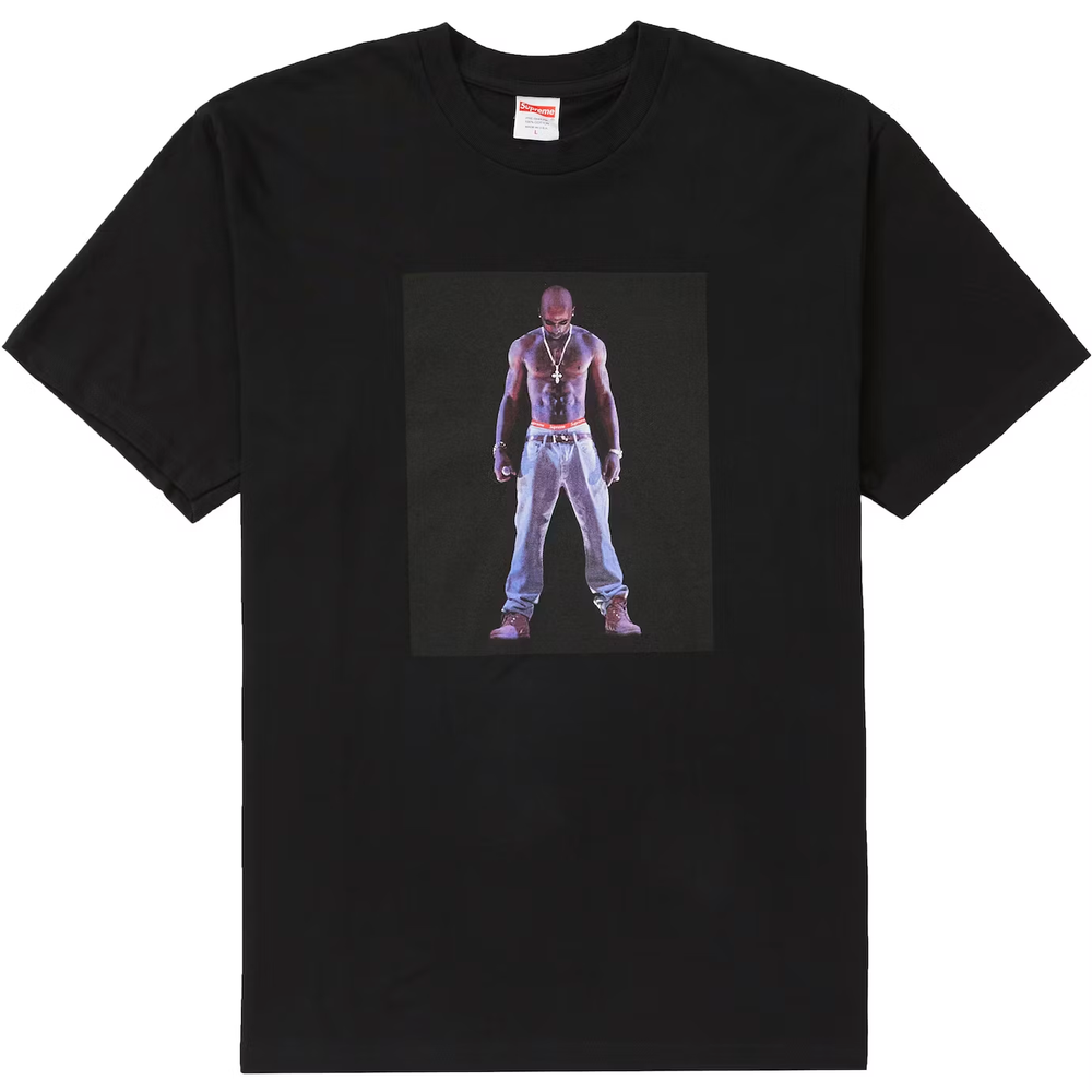 Supreme Tupac Hologram Black Tee