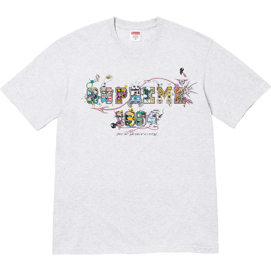 Supreme Varsity Ash Grey Tee