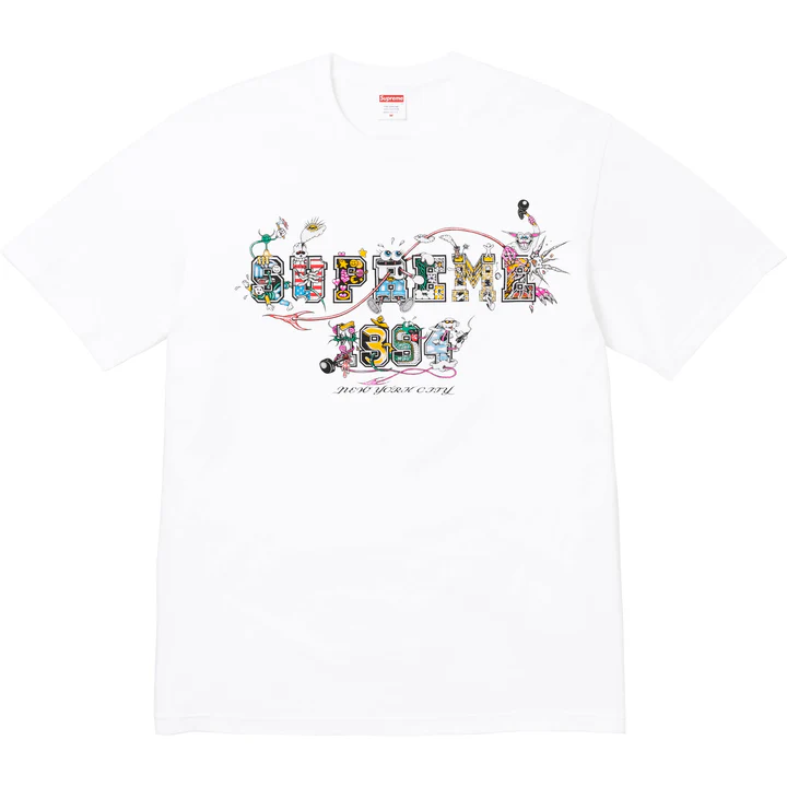 Supreme Varsity White Tee