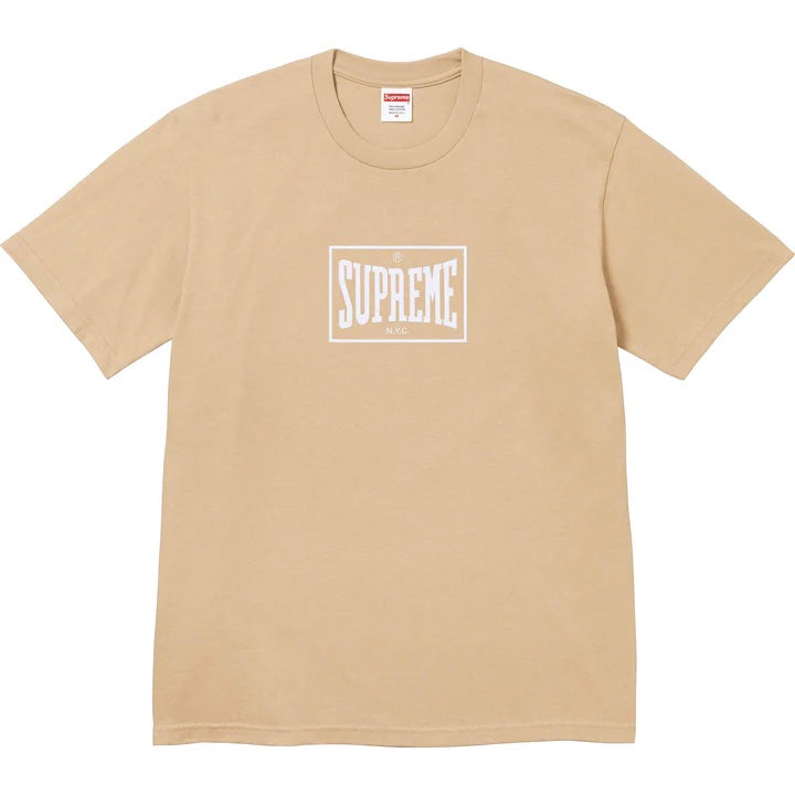 Supreme Warm Up Khaki Tee